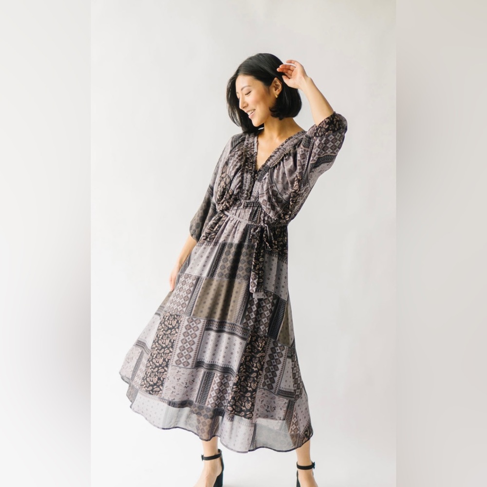 PIPER & SCOOT PATCHWORK DRESS
